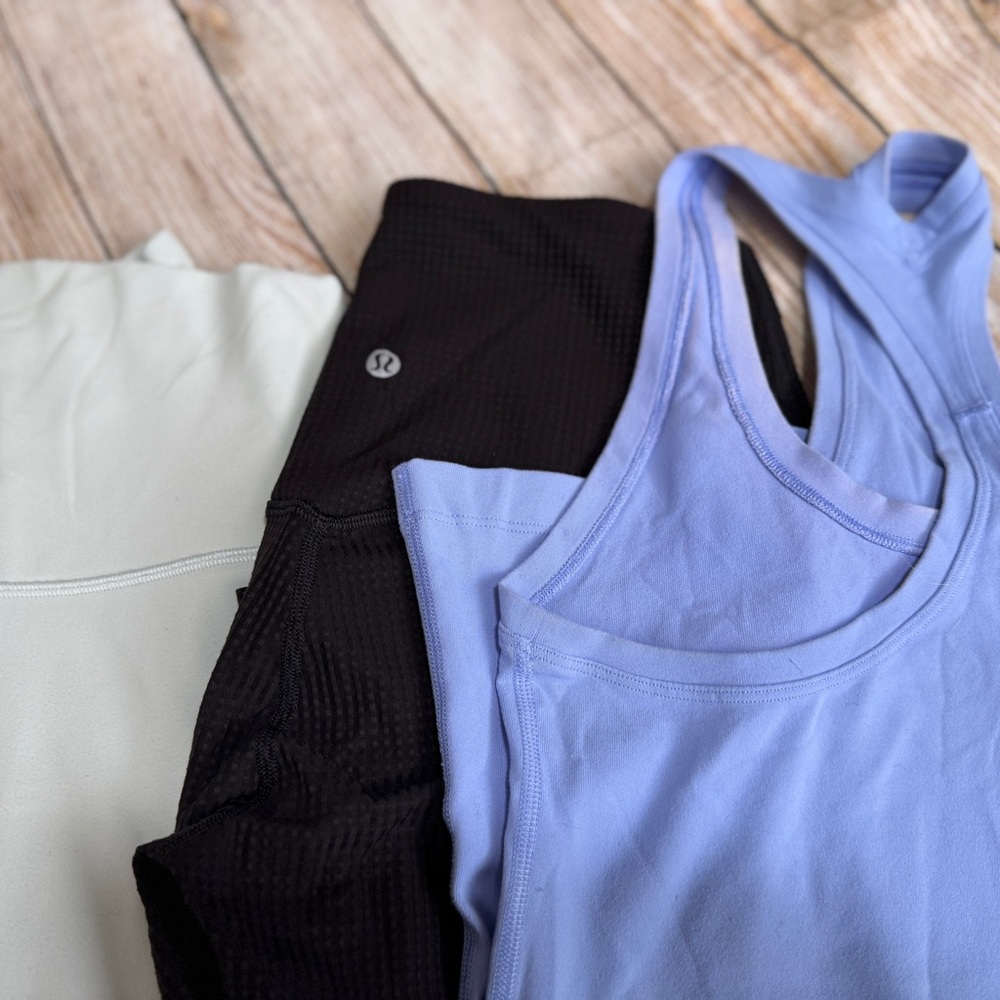 LULULEMON 3 piece Bundle! Women's Medium - 2 leggings/1 tank - Picture 2 of 16
